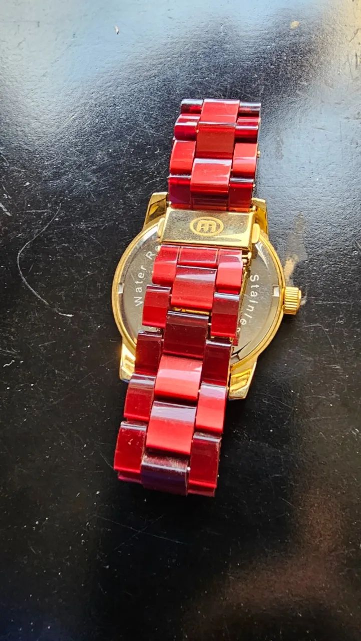 Relógio Feminino Mondaine Vermelho - Foto 3