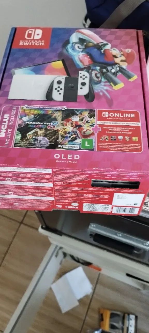Nintendo Switch OLED + jogos e acessórios  - Foto 2