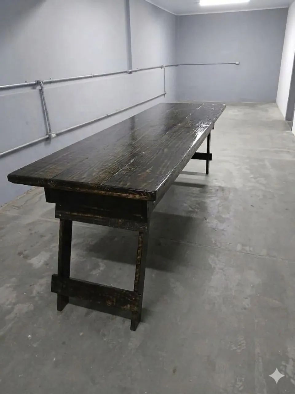 Mesa rustica artesanal com 2,40 M - Foto 3