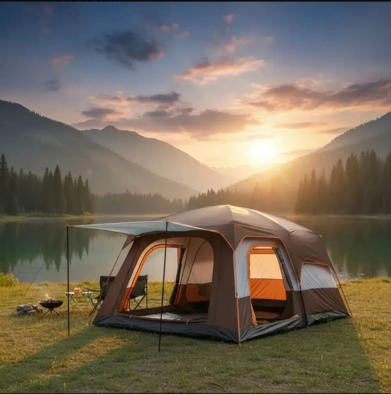 Barraca para 12 pessoas impermeável 