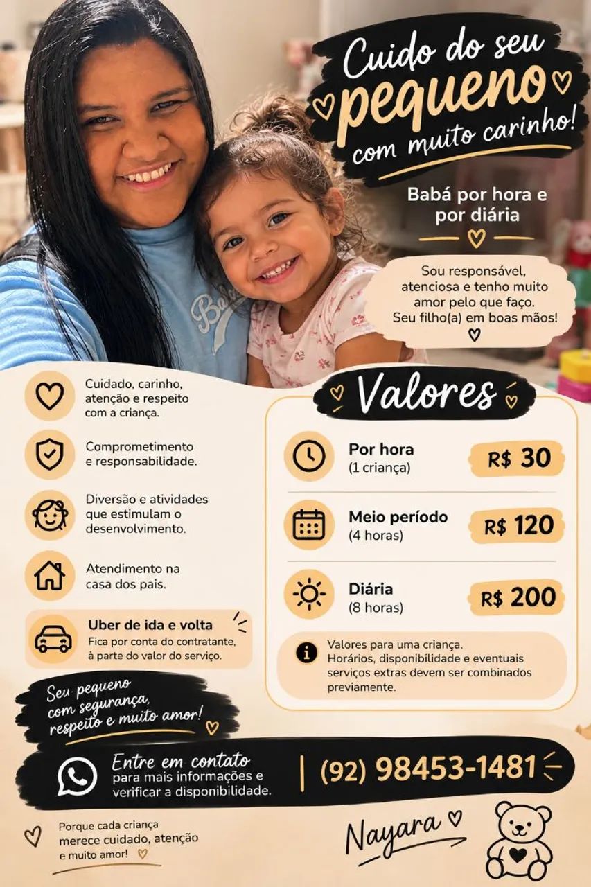 SUA BABÁ DE CONFIANÇA 