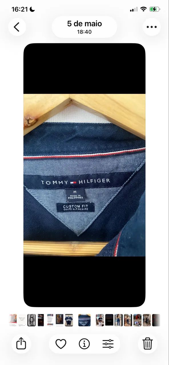 Blusa polo Tommy Hilfiger original TAM M  - Foto 3