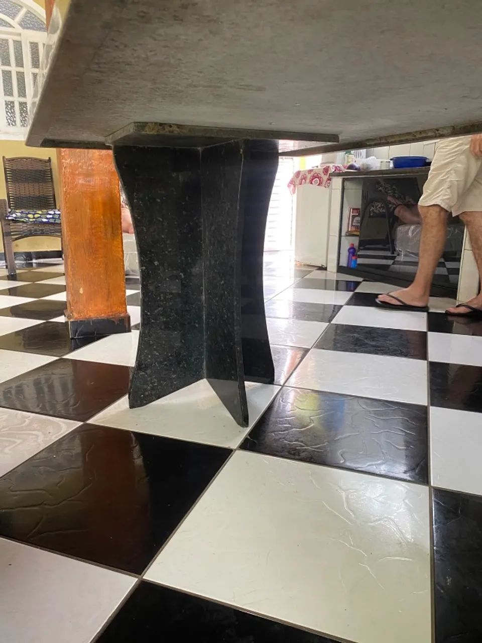 Mesa de jantar (10 a 12 pessoas) granito Ubatuba - Foto 5