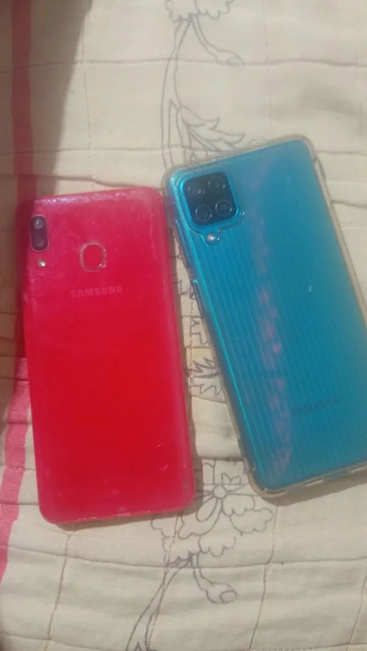 2 celular Galaxy M12 e Samsung A20 - Foto 5