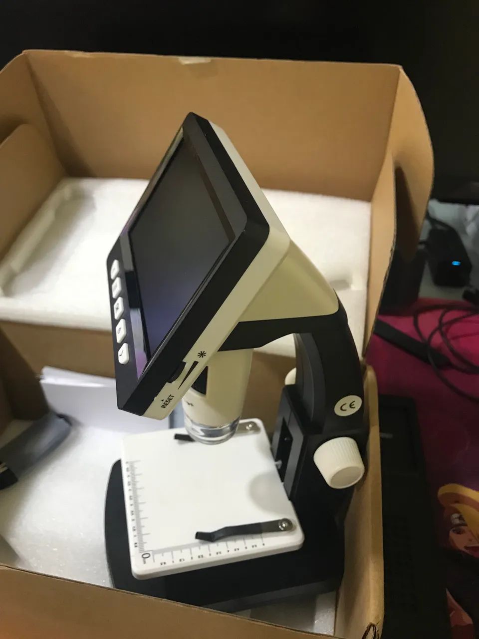 Microscópio eletrônico com tela LCD reparo telefone  - Foto 2