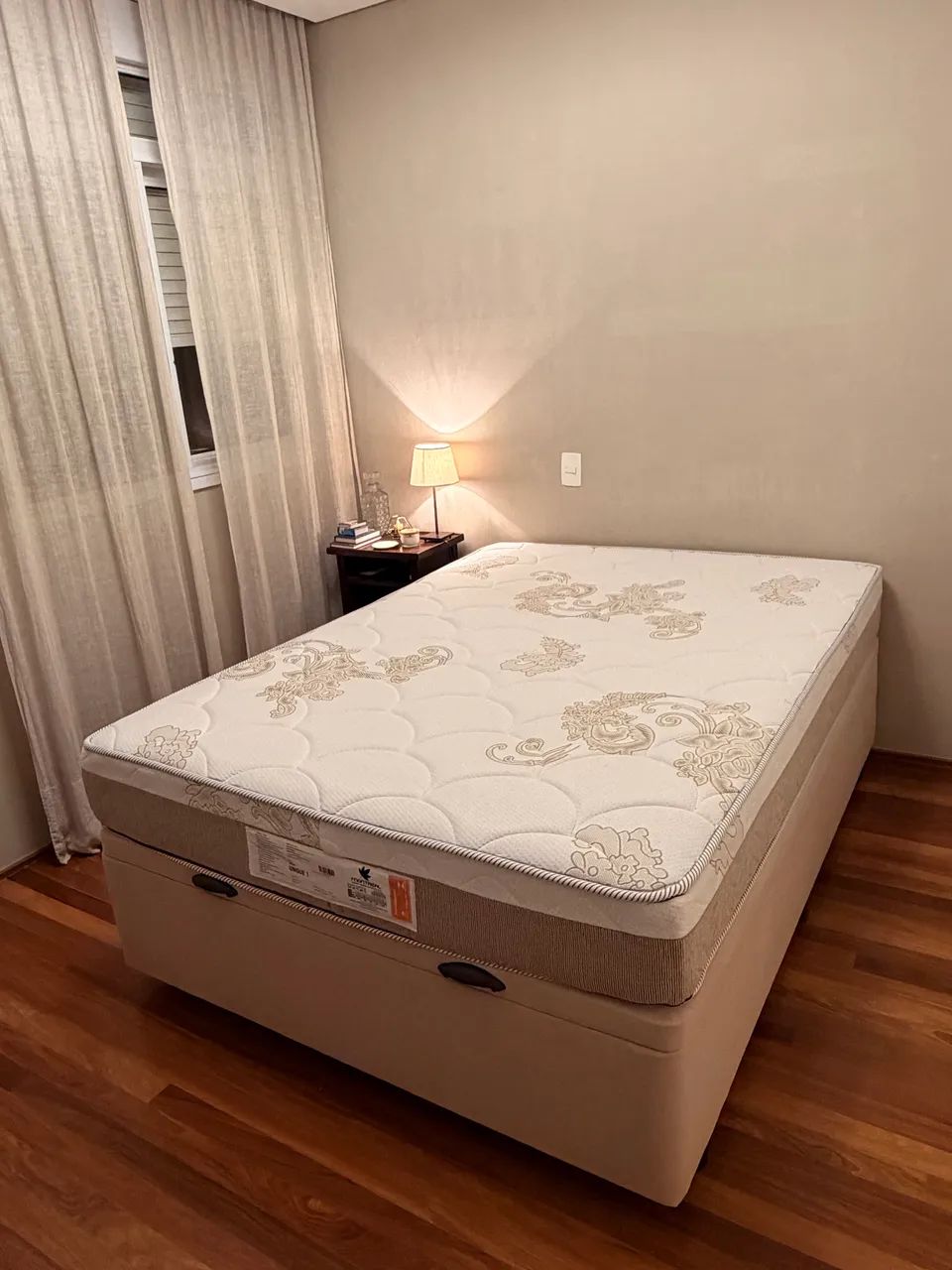 Cama box de casal em perfeito estado - Foto 2