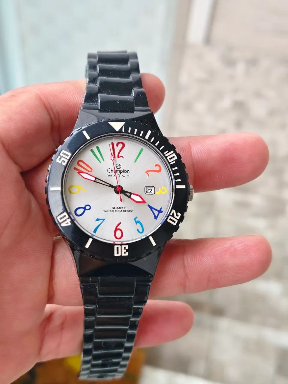 Relógio Champion troca pulseira