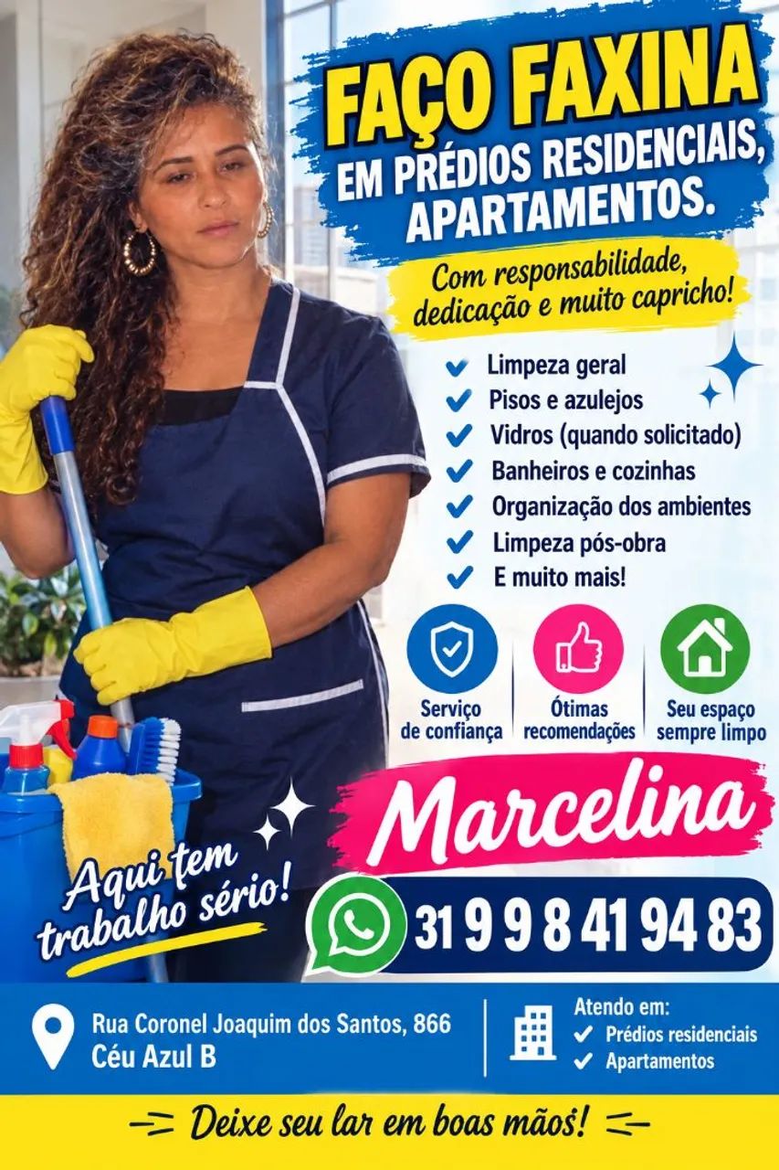 serviço gerais,Faxina