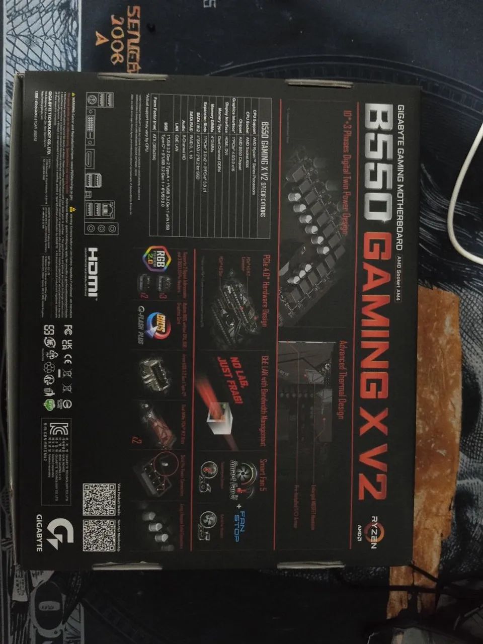 Placa mãe Gigabyte b550 gaming X V2 - Foto 4