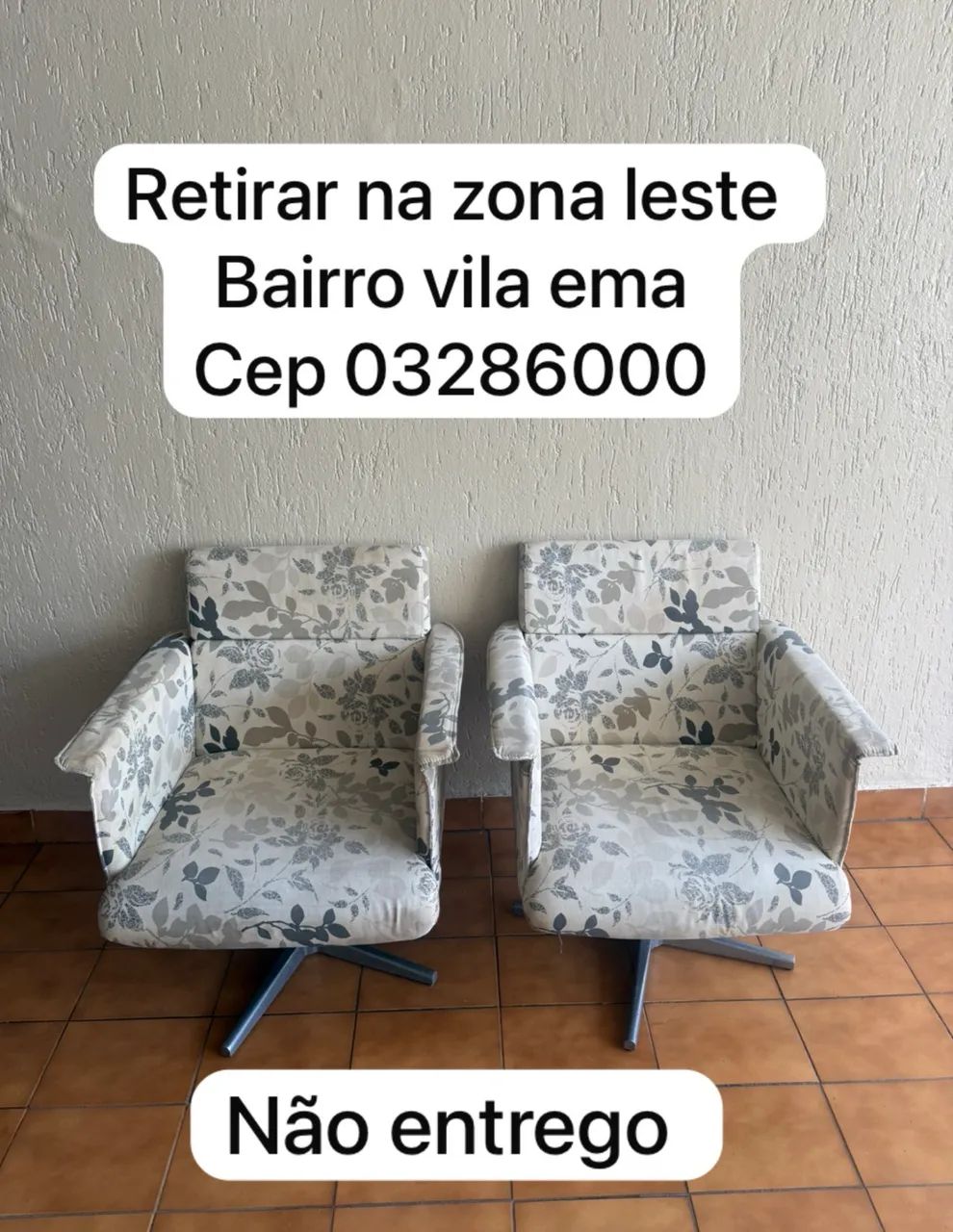 Jogo de poltrona giratória  - Foto 4