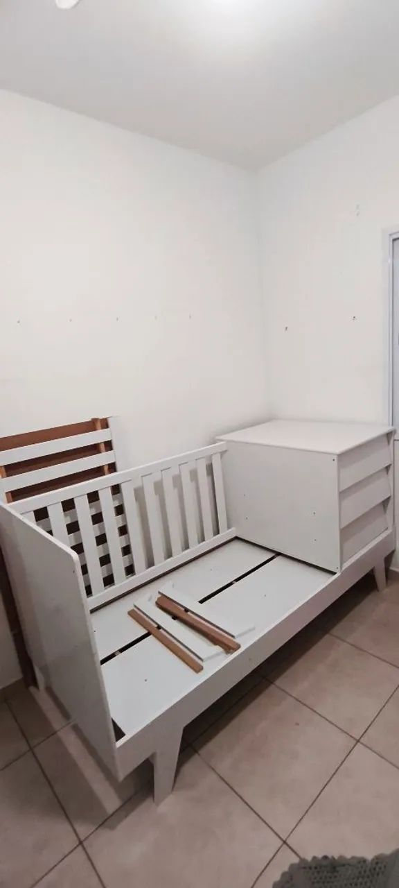 Berço cama branco