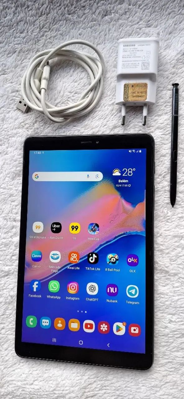 Tablet Samsung Tab A Com Caneta S Pen 8 polegadas Pega chip faz ligacao 32Gbs - Foto 3