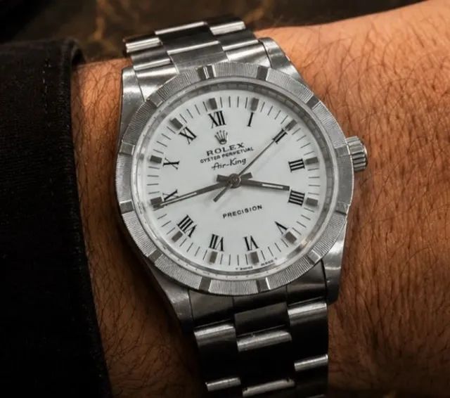 Rolex Airking Safira - Foto 2
