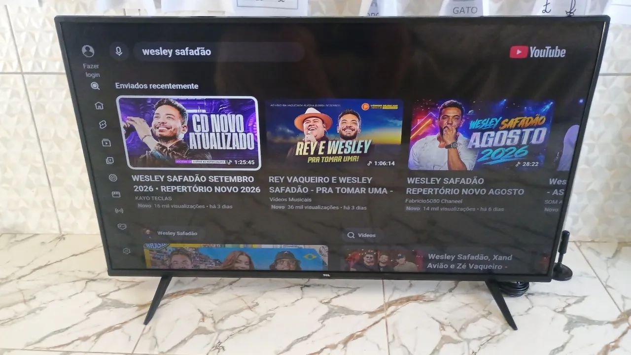 Tv TCL 50 polegadas smart 4k Android bluetooth completa  - Foto 4