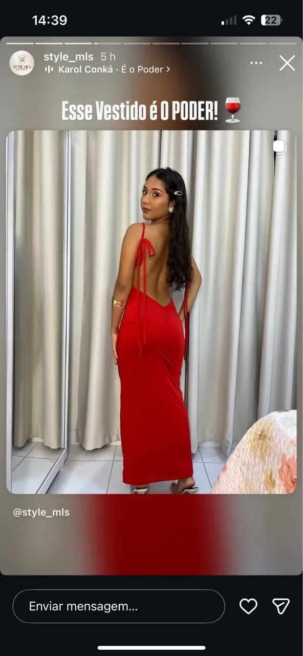 Vendo vestido, usado apenas 1 vez