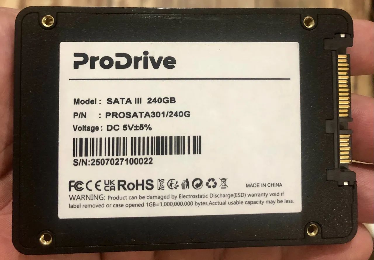 SSD de 240GB ProDrive - Foto 2