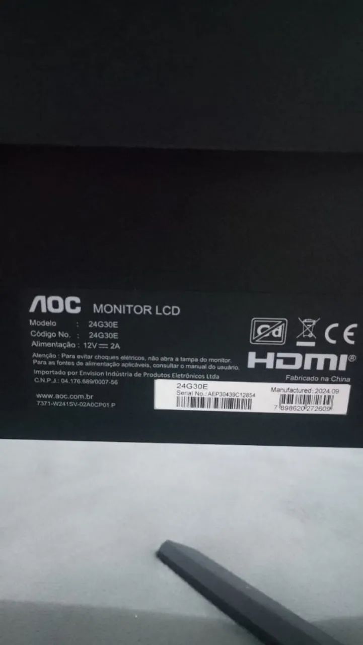 Monitor AOC 180hz 24 polegadas  - Foto 4