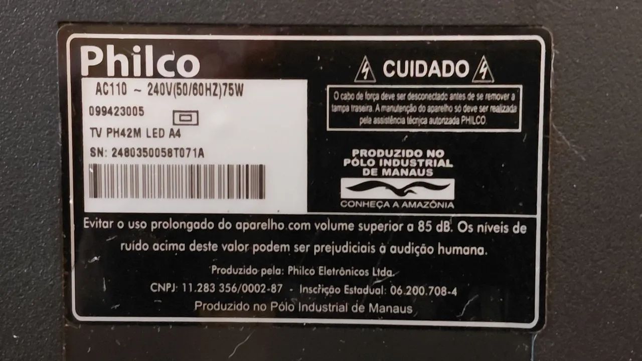 Tv led 42 polegadas philco  - Foto 5