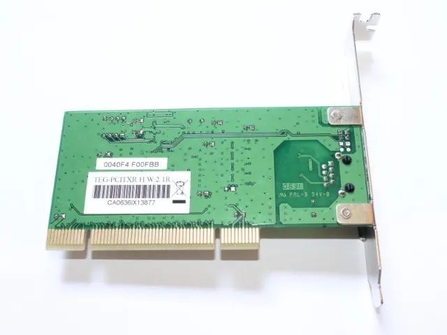 Placa de rede Gigabit PCI RTL8169 RJ45 1 porta - Foto 4