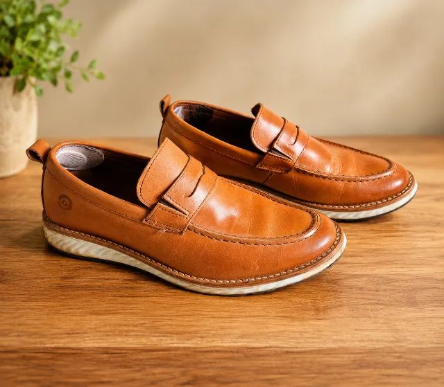 Sapato Mocassim Loafer Santorini Couro Legitimo Tam 41