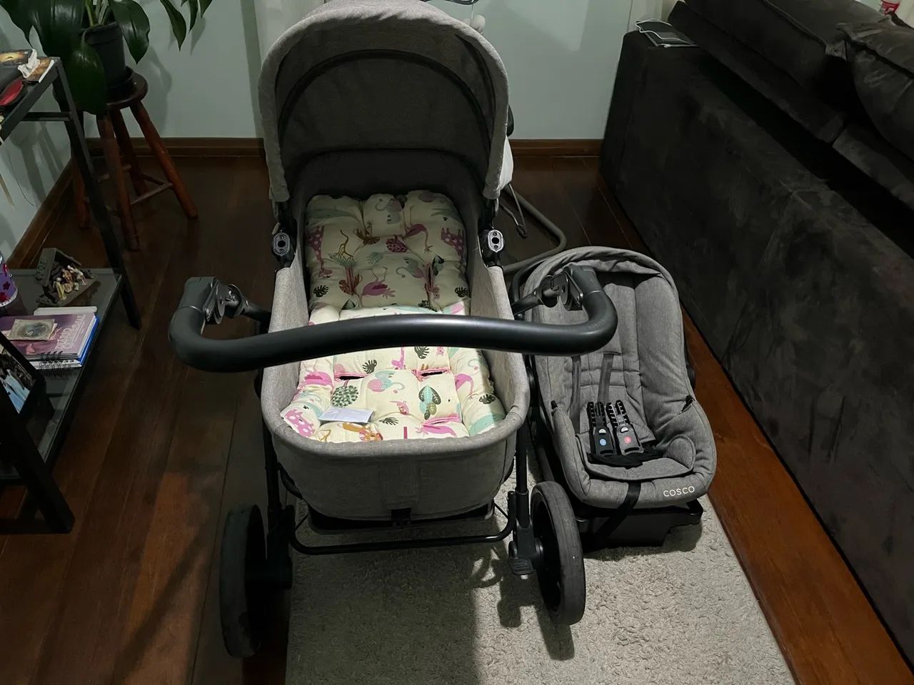 Carrinho de bebê + Moisés 