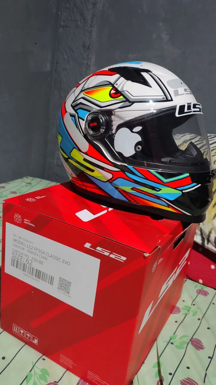 Capacete ls5 tamanho 62 - Foto 2