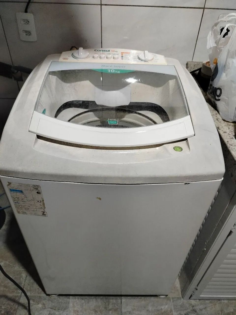 Máquina de lavar roupas 10kg Consul 