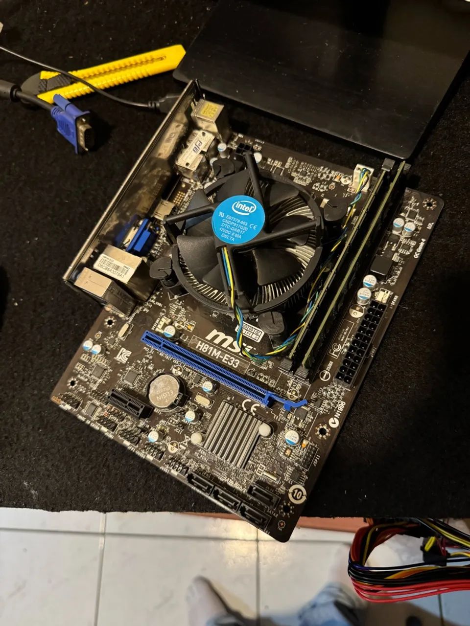 Kit i3 4170 + Msi H81M *COM DEFEITO* - Foto 3