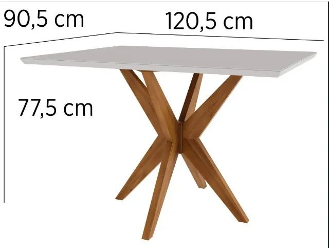 Mesa de Jantar 4 cadeiras *Nova - Foto 2
