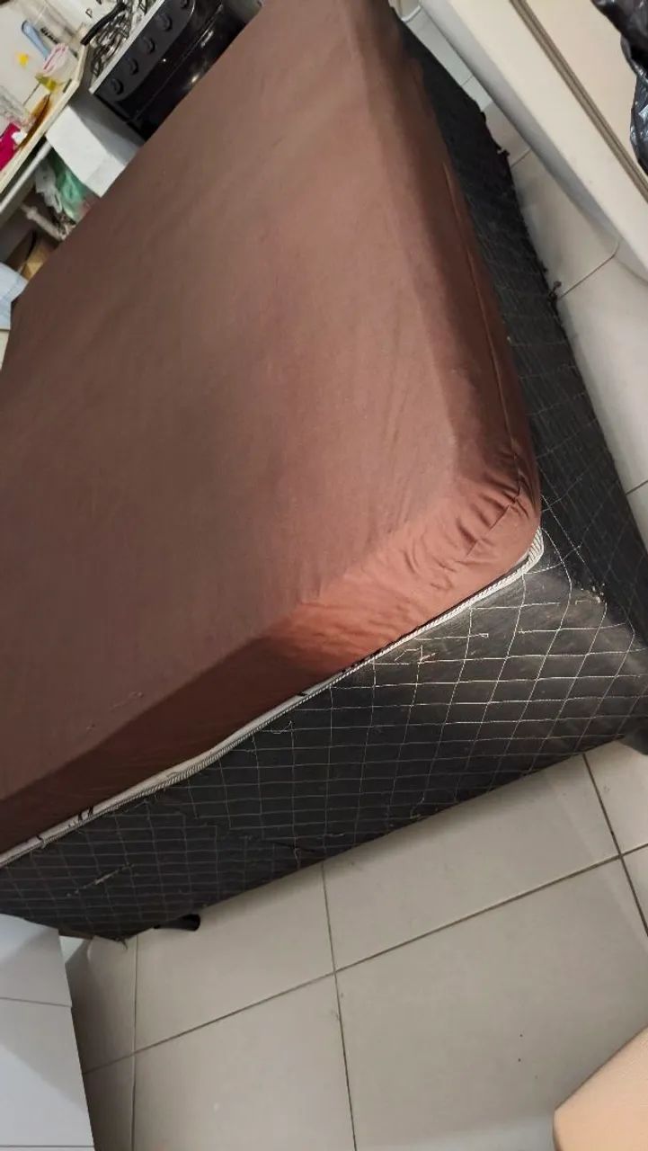 Cama box casal + colchão  - Foto 4