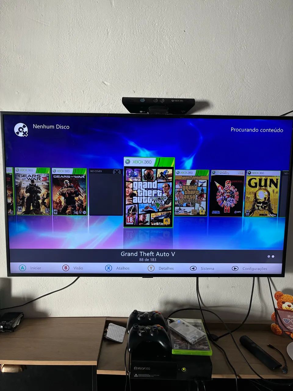 Xbox 360 com 180 jogos e hd de 1tb  - Foto 5