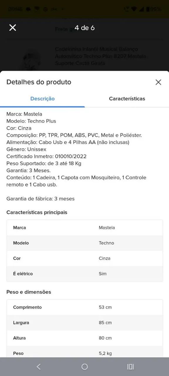 Cadeira pra bebê  - Foto 4