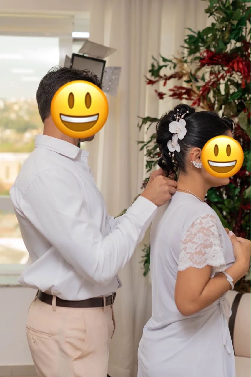 Arranjo orquídea de cabelo noiva - Foto 3