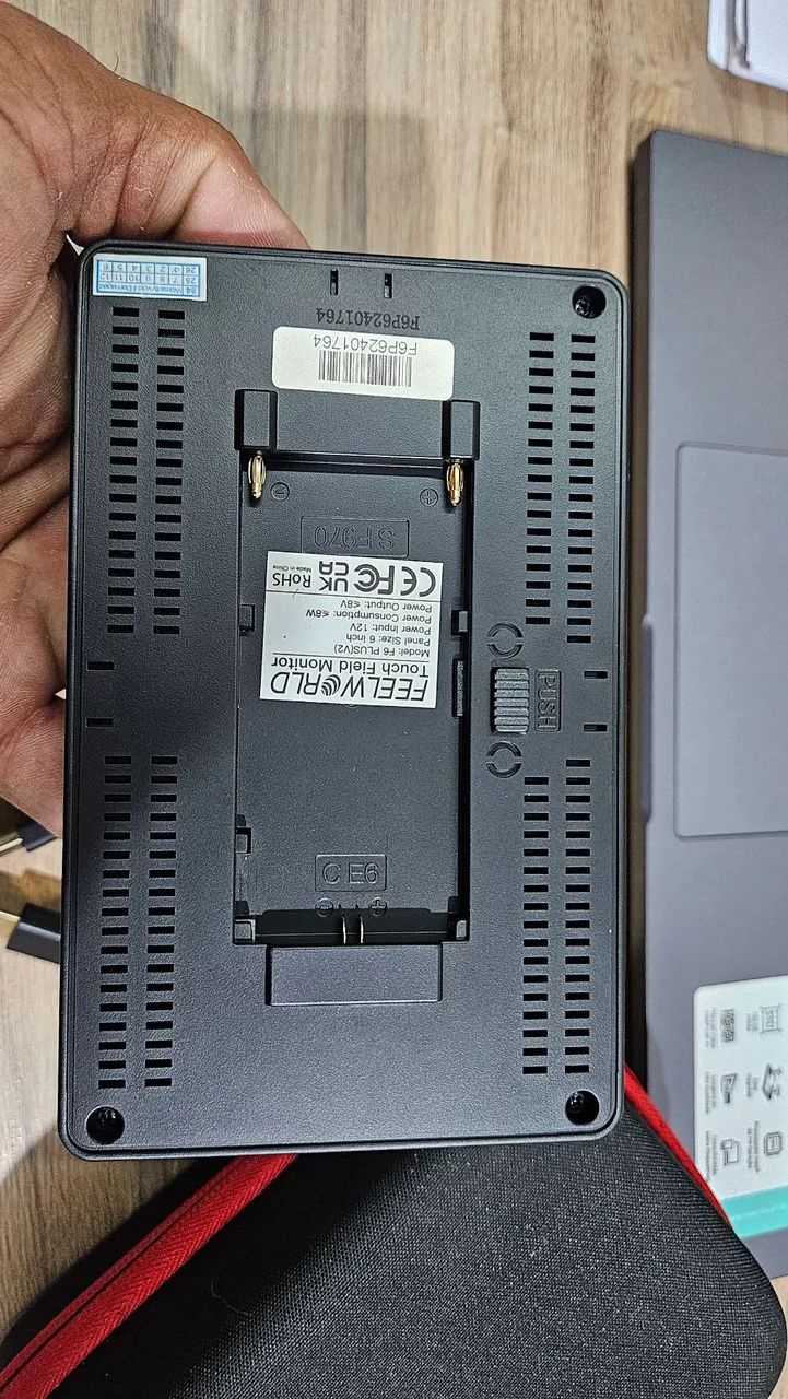 Monitor Feelworld F6 Plus V2 4k 6 polegadas! - Foto 3