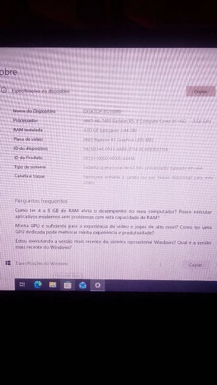 Vendo pc básico 