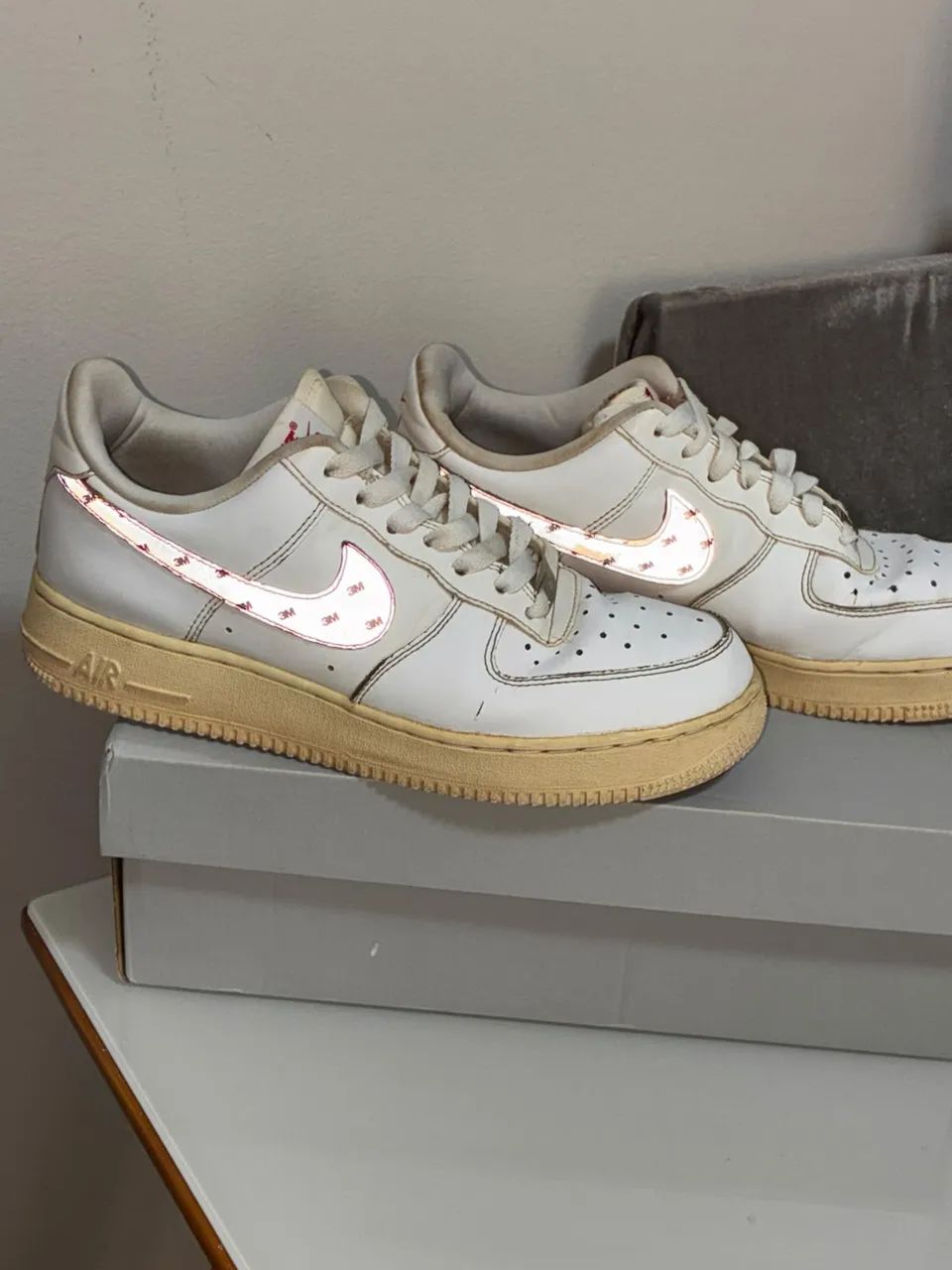 Nike Air Force 1 '07 LV8 da coleção "3M Reflective" - Foto 3