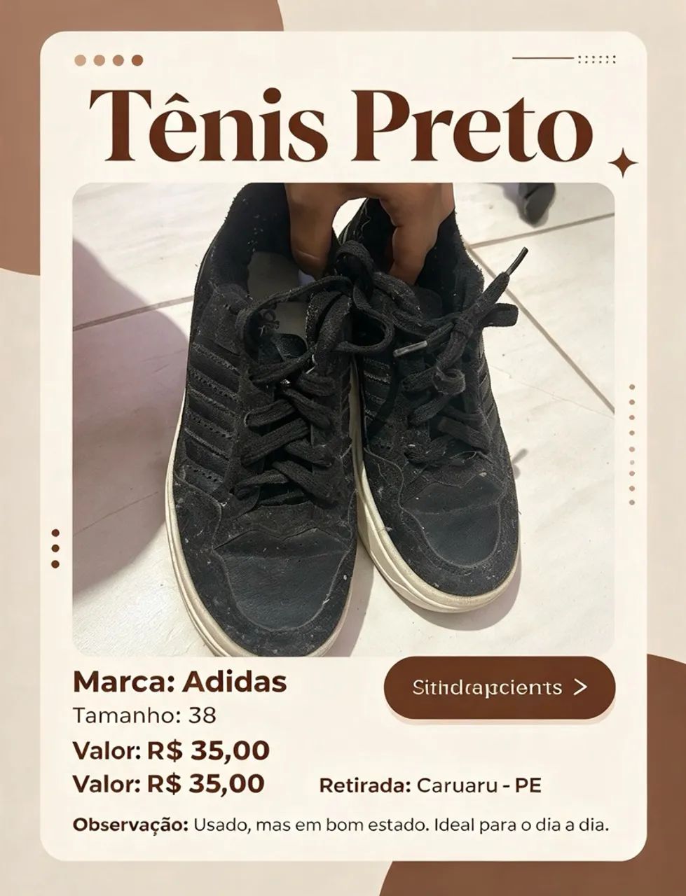 sapato preto