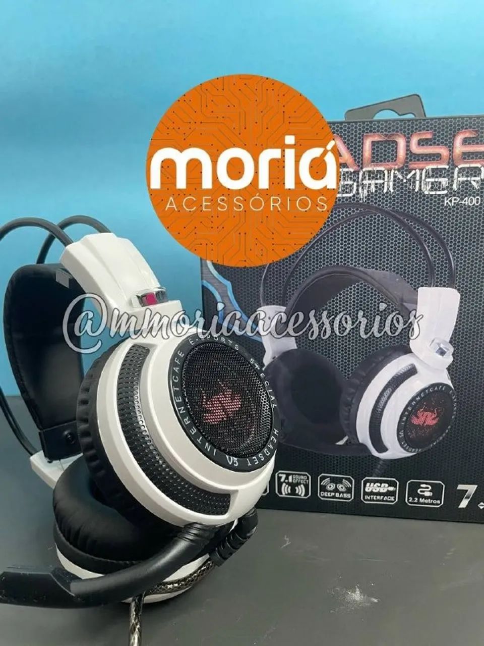 Fone Headset Gamer Knup Kp400 Audio 7.1 Microfone Usb + P2 Pc Ps4 Xbox - Foto 2