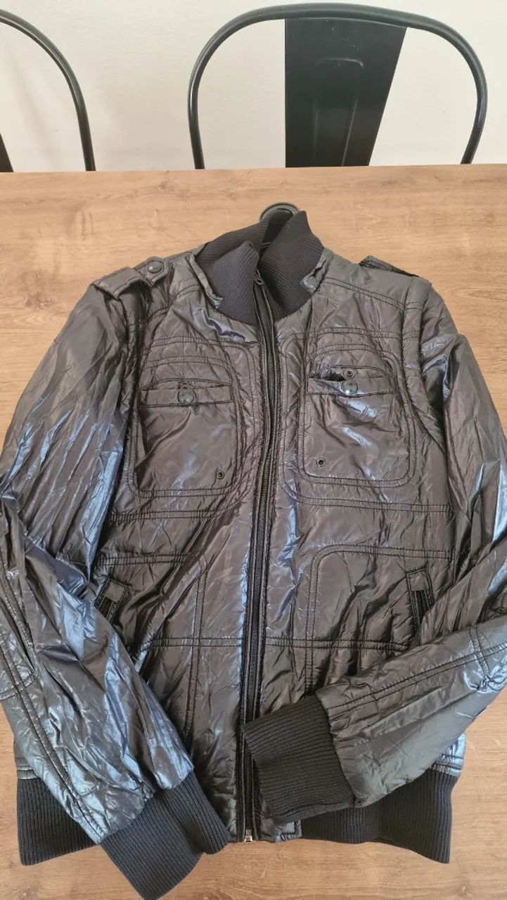 Jaqueta Nylon Bomber Zara - Foto 2