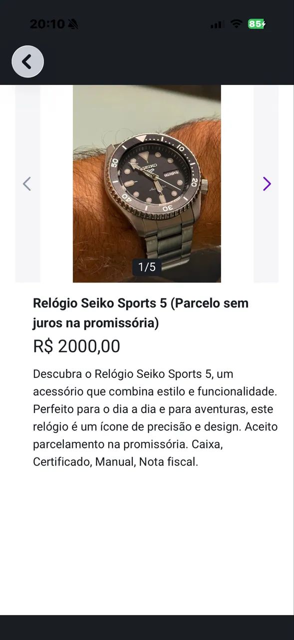 Seiko Sports 5 - 42 MM - Foto 3