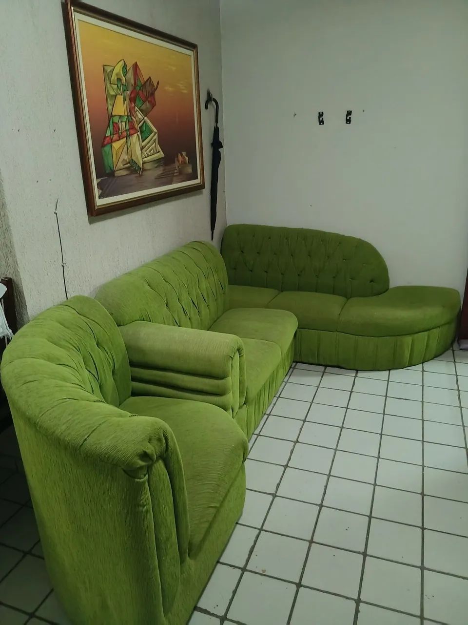 Sofa 3 partes Bem Conservado!