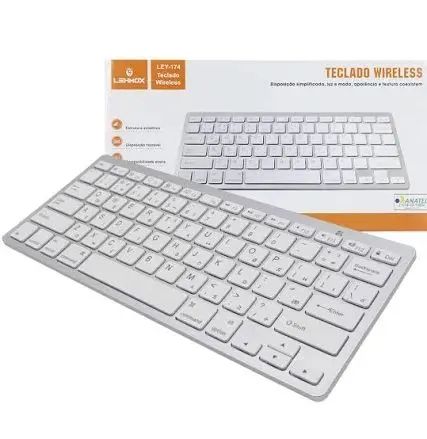 Teclado sem fio bluetooth lehmox 