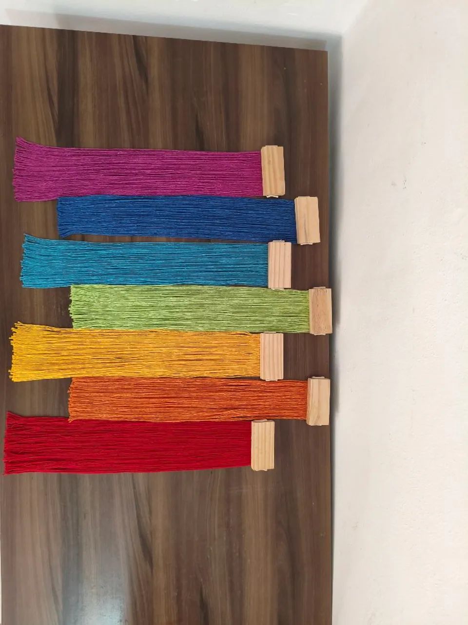Bandeira LGBT em macramé  - Foto 4