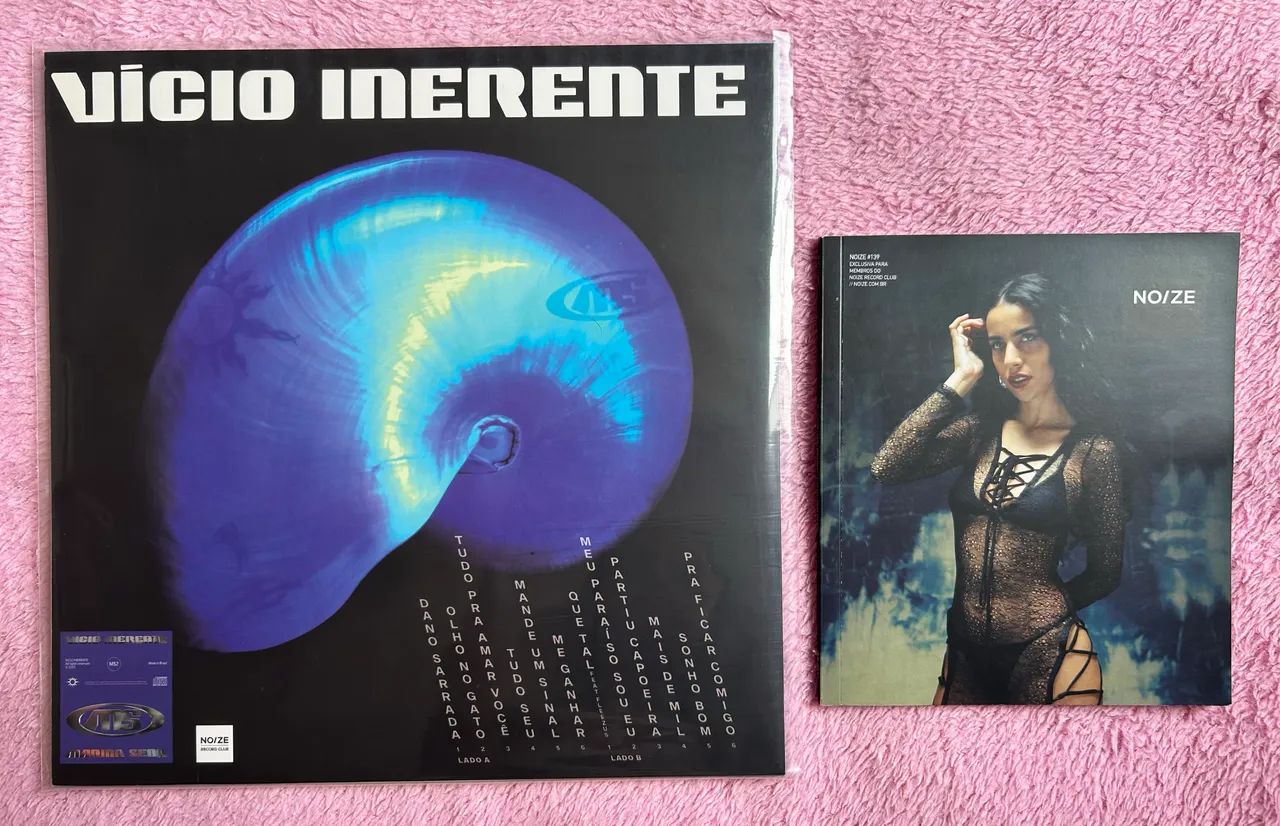 Vinil Marina Sena Vício Inerente primeira edição noize - Foto 2