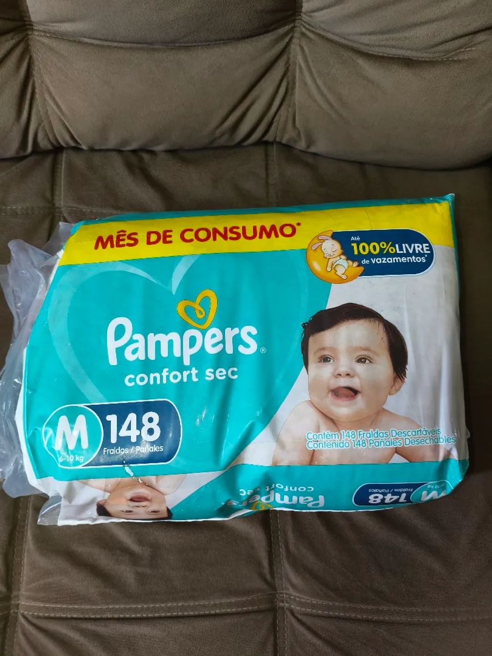 Fralda Pampers M 148un 