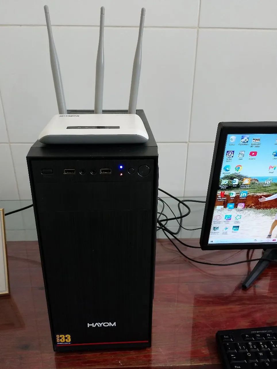 Computador Desktop Intel Core I5 8gb Ram Ssd 240gb  - Foto 2
