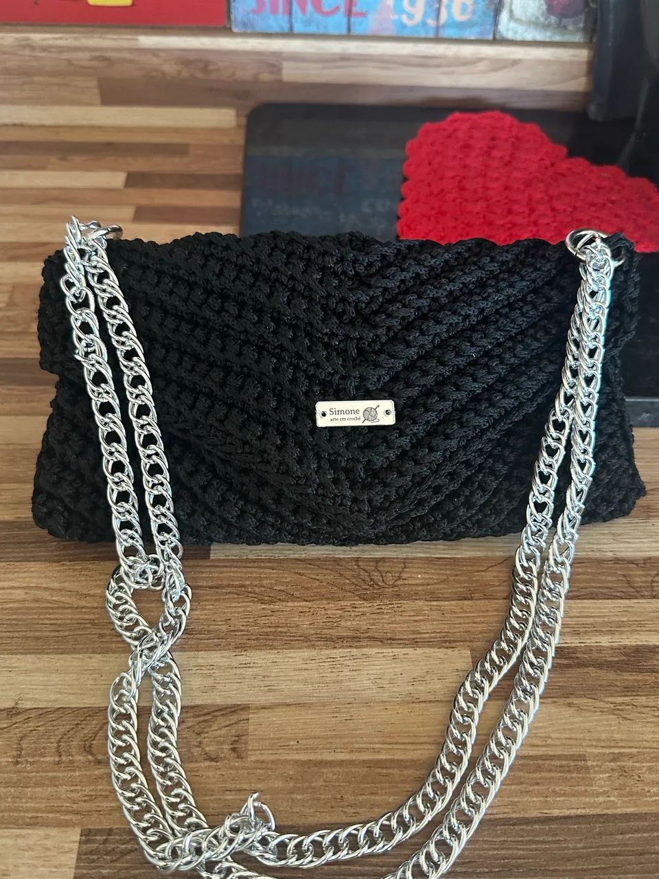 Bolsa Clutch Ana em Crochê 