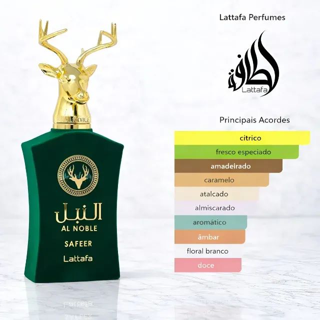 Perfume Árabe Al Noble Safeer Lattafa Eau De Parfum 100ml - Foto 3