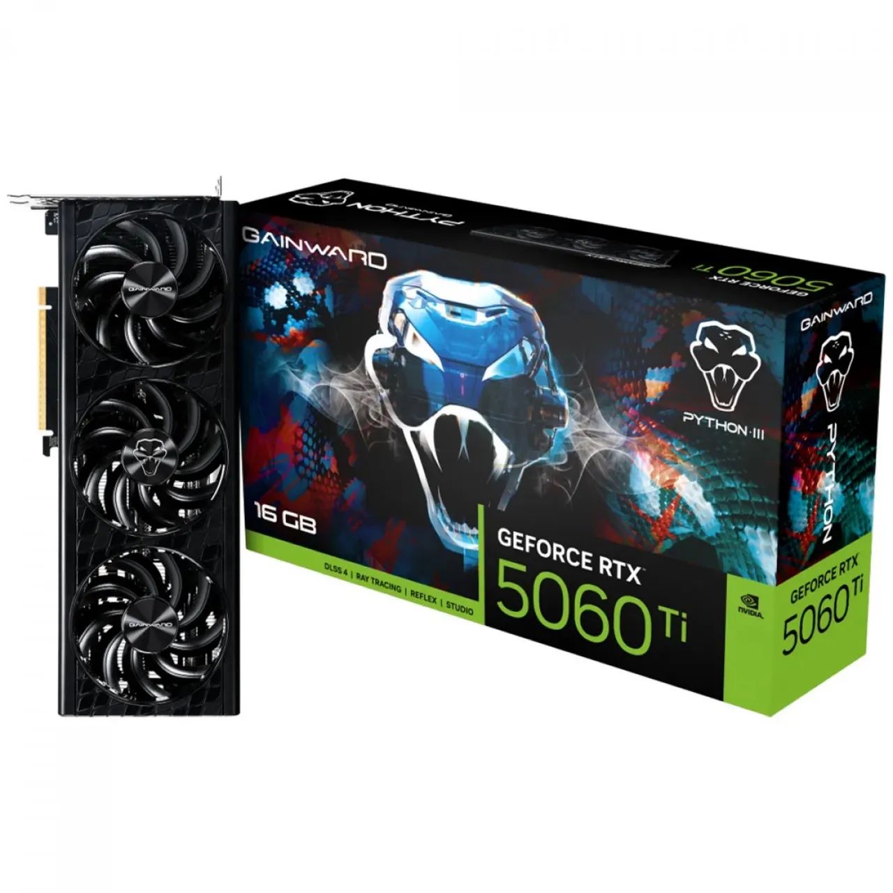 GEFORCE RTX 5060TI 16GB GAINWARD PYTHON 3 SEMI-NOVA