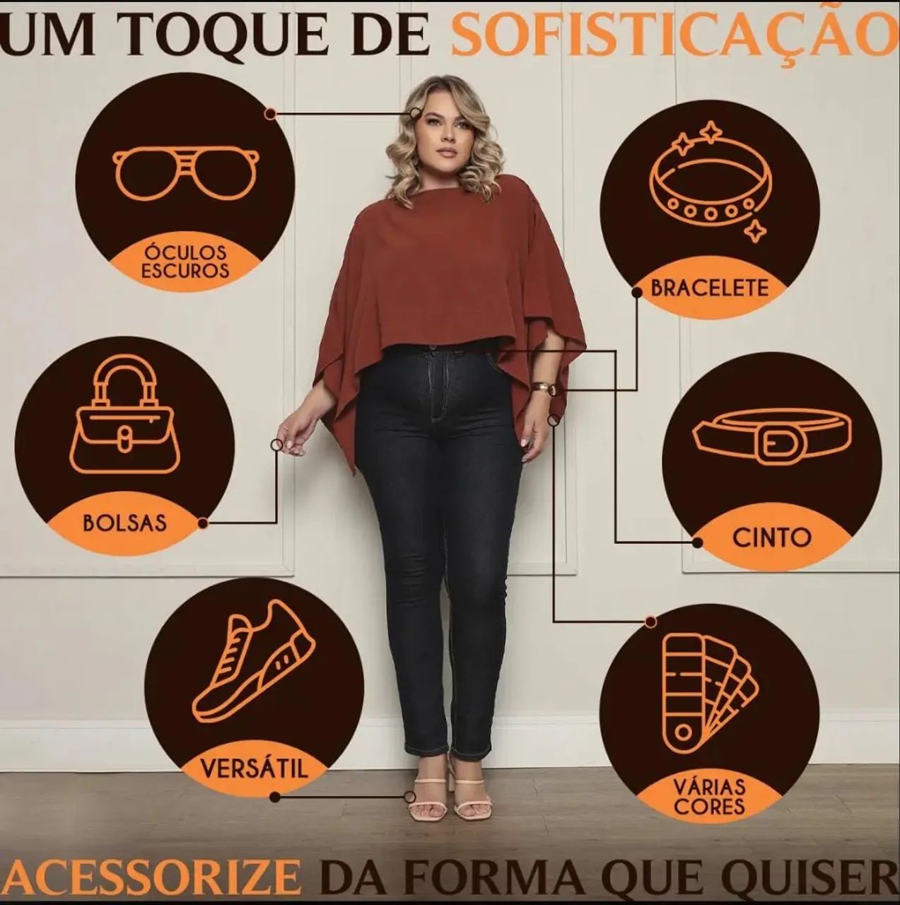 Blusas capa - Foto 4